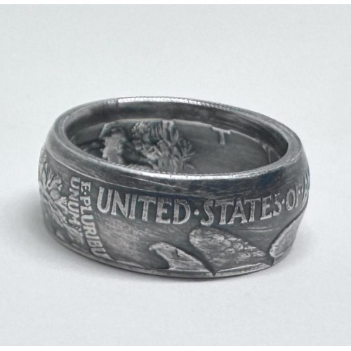 1943 Walking Liberty Coin Ring Size 8