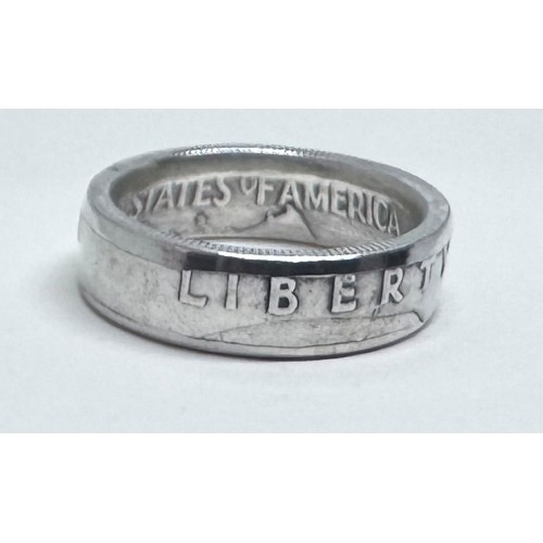 1961 Franklin Half Dollar Coin Ring Size 8