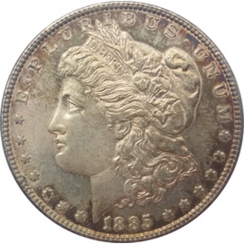 1888 Morgan Dollar Coin Ring Size 13.25