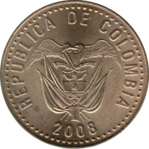 1994 Colombia 100 Pesos Coin Ring Size 6
