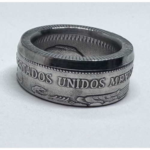 1986 Mexico 500 Pesos Coin Ring Size 5.5